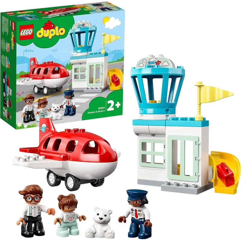 Image : LEGO 10961 DUPLO Town Avion et aeroport