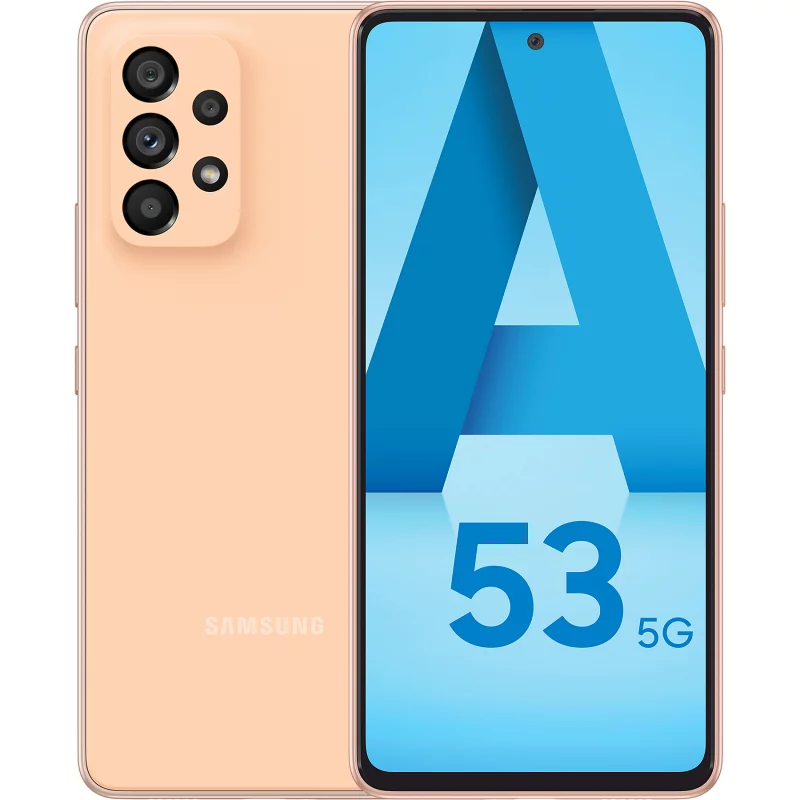 Image : Smartphone Samsung Galaxy A53 Peche 5G