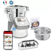 Robot cuiseur Moulinex I-Companion Touch XL HF935E10 1550 W Gris