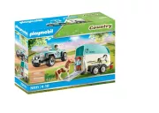 Playmobil 70511 Voiture et Van pour Poney