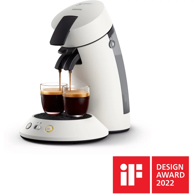 Image : Cafetiere PHILIPS Original+ CSA210/11 Blanc givre
