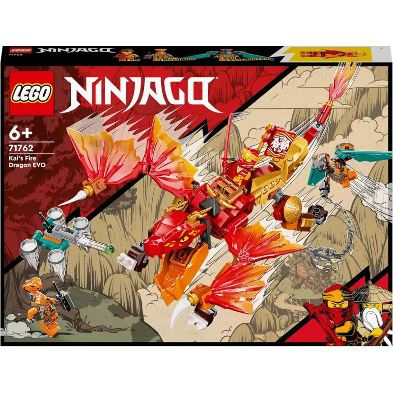 Image : LEGO NINJAGO 71762 Le dragon de feu de Kai evolution