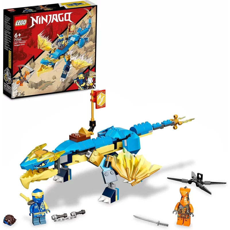 Image : LEGO NINJAGO 71760 Le dragon du tonnerre de Jay evolution