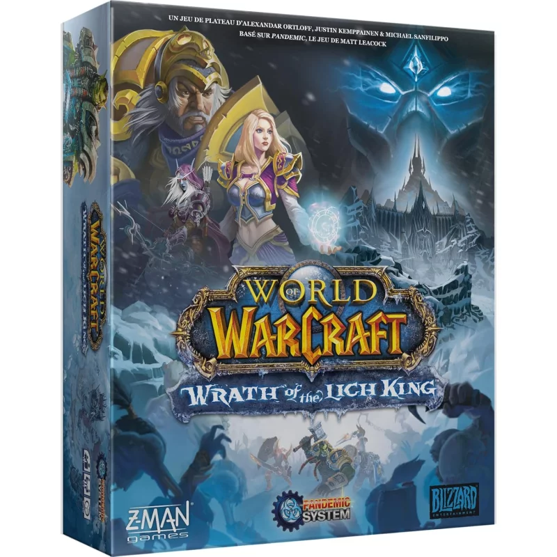 Image : Jeu de strategie Asmodee Wrath of The Lich King Pandemic World of Wracraft