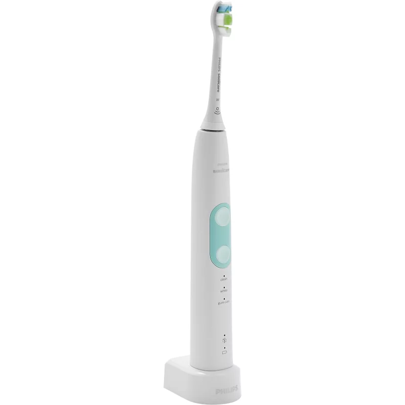 Image : Brosse a dents electrique PHILIPS Protectiveclean 5100 blanche HX6857/28