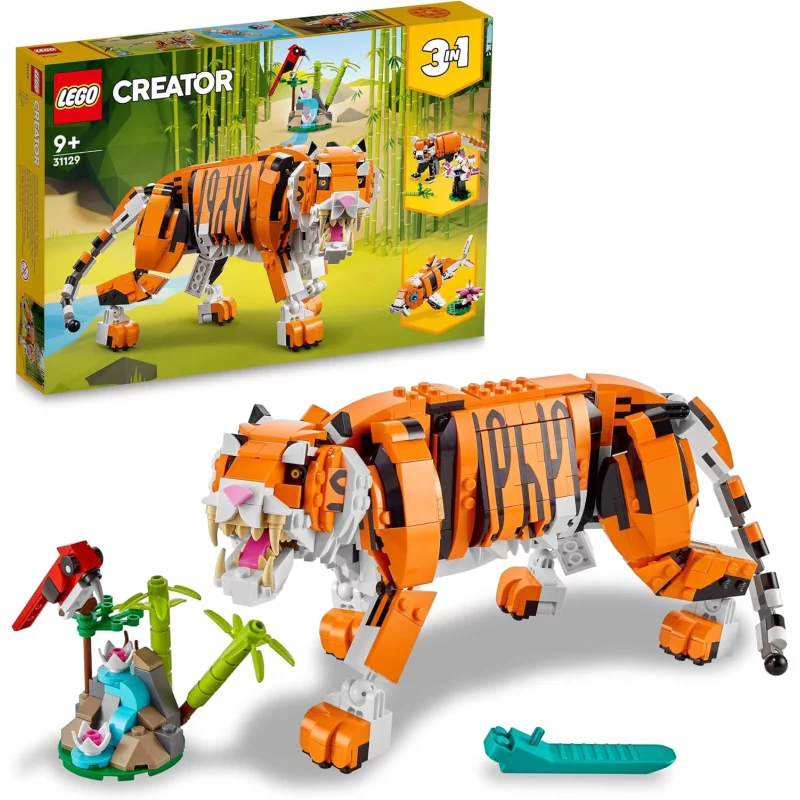Image : LEGO 31129 Creator 3 en 1 Sa Majeste Le Tigre