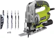 Scie Sauteuse RYOBI RJS1050-KA15 en mallette avec 15 lames