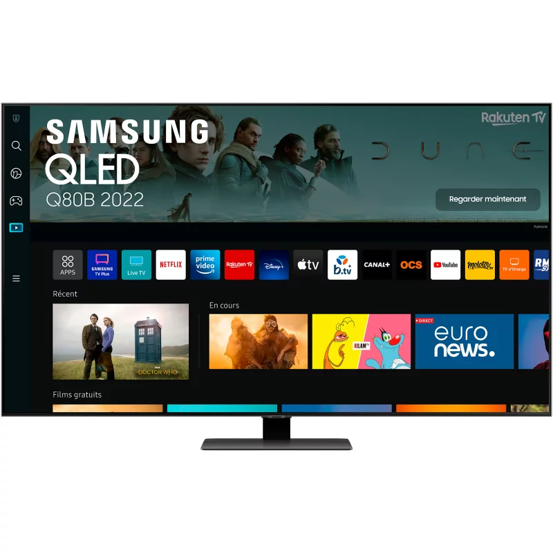 Image : TV QLED SAMSUNG 50' QE50Q80B 2022
