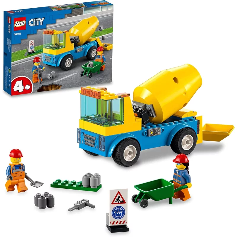 Image : LEGO City - Le camion betonniere Jouet Vehicules de Construction - 60325