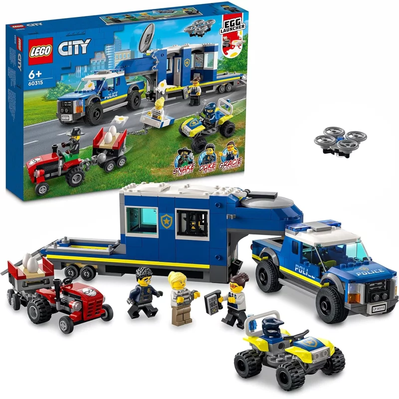 Image : LEGO City - Le camion de commandement mobile de la police - 60315