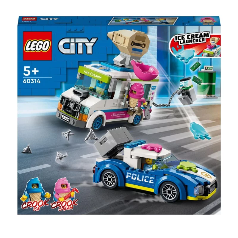 Image : LEGO City 60314 La course-poursuite du camion de glaces