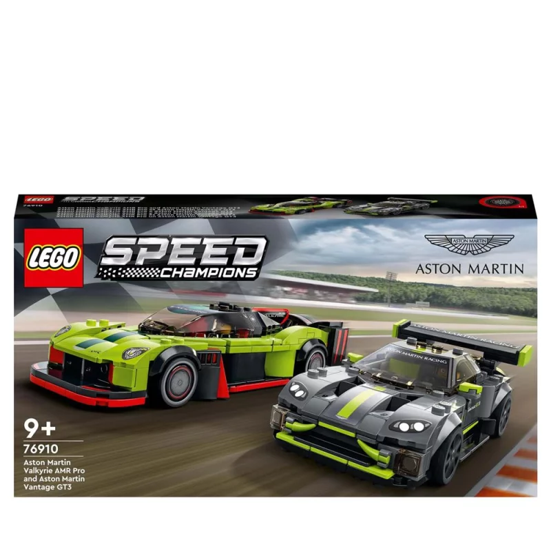 Image : LEGO Speed Champions 76910 Aston Martin Valkyrie AMR Pro et Aston Martin Vantage GT3