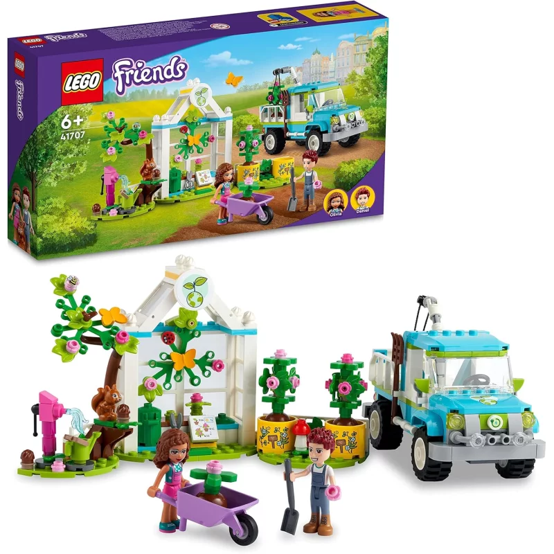 Image : LEGO Friends 41707 Le camion planteur d’arbres