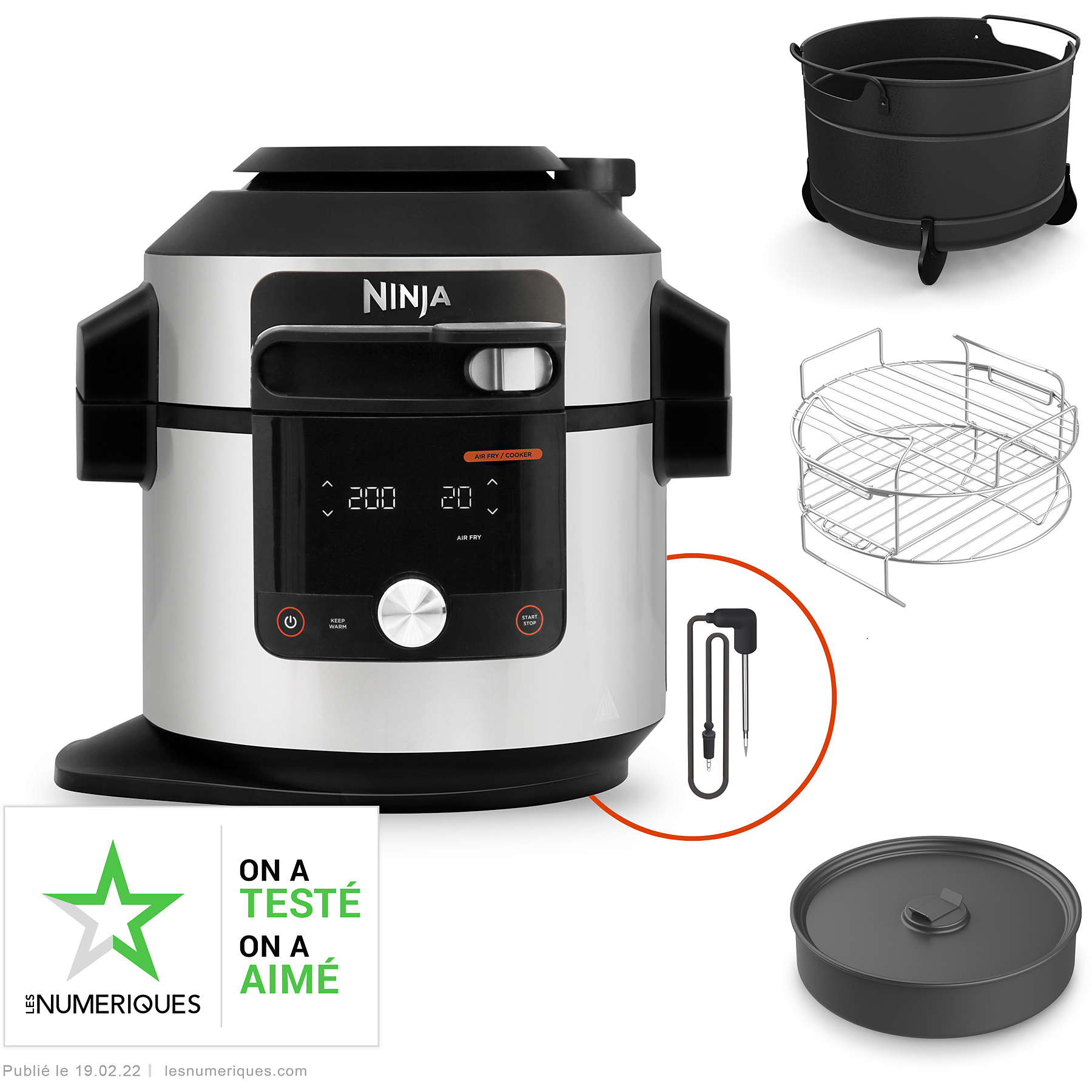 Image : Multicuiseur SmartLid 14-en-1 Ninja Foodi MAX OL750EU