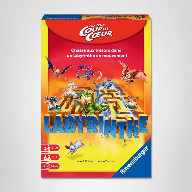 Image : Jeu de voyage Ravensburger Labyrinthe Coup de coeur
