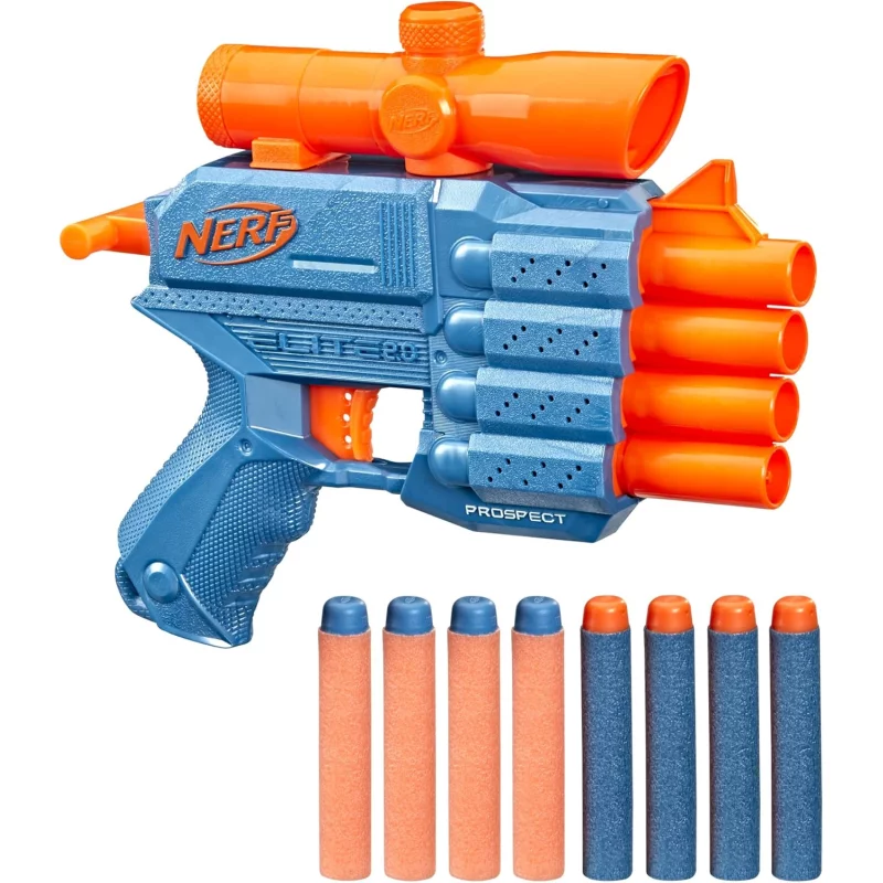 Image : Nerf Blaster Elite 2.0 Prospect QS4 Bleu et Orange
