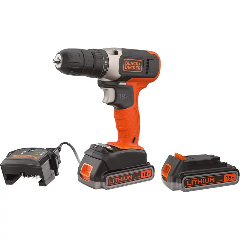 Image : BLACK+DECKER BCD001E2K-QW Perceuse-Visseuse