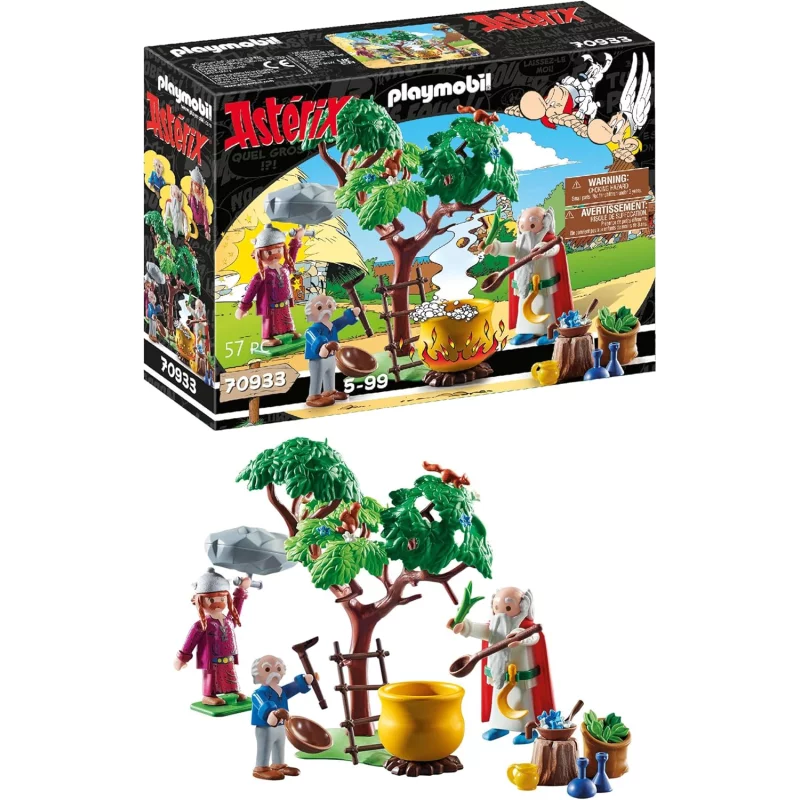 Image : PLAYMOBIL 70933 Asterix : Panoramix et chaudron de Potion Magique