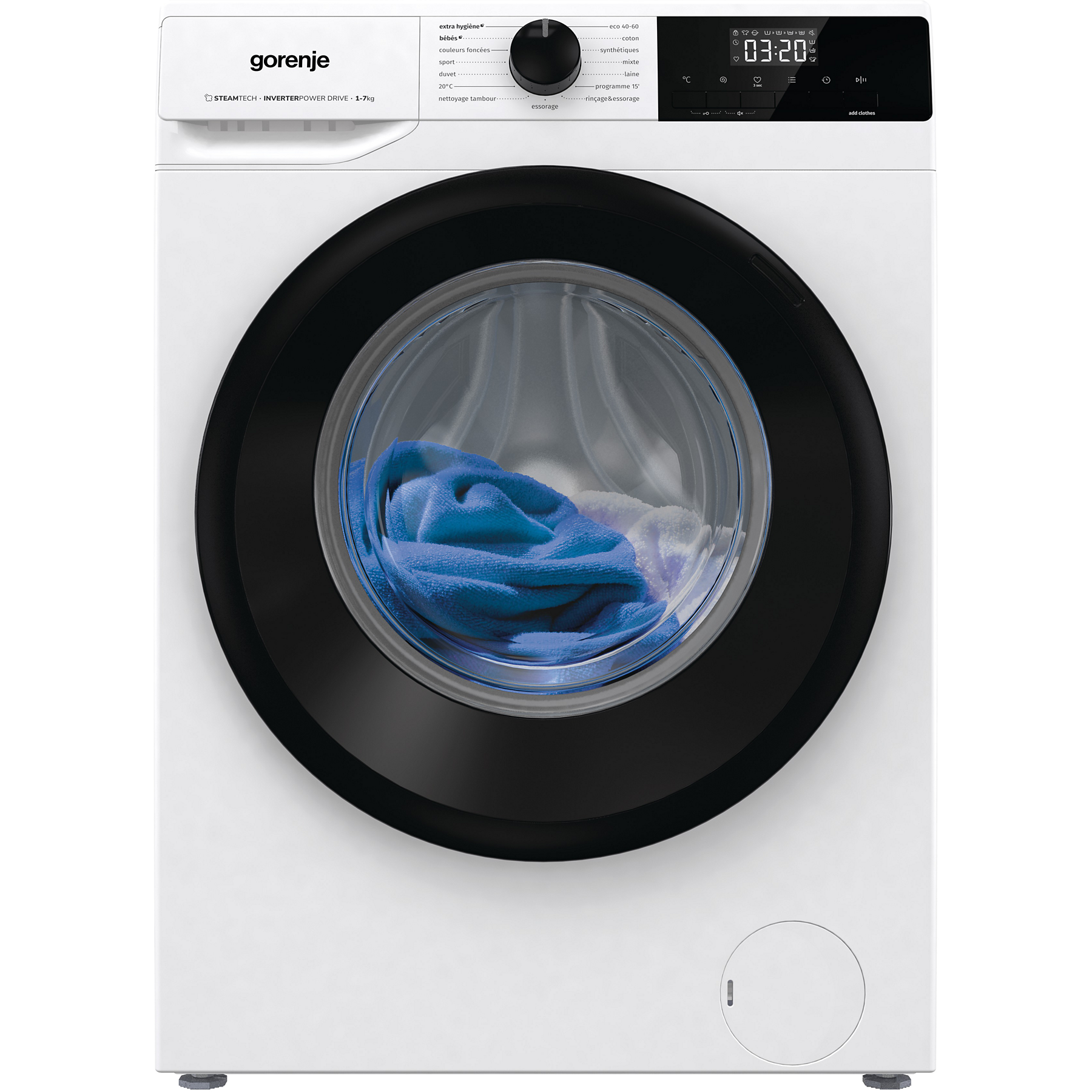 Image : Lave linge hublot GORENJE WNHEI74SAS/FR