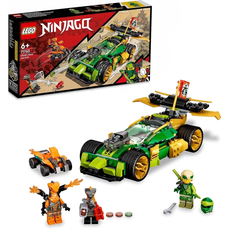 Image : LEGO 71763 Ninjago L'evolution Voiture De Course de Lloyd