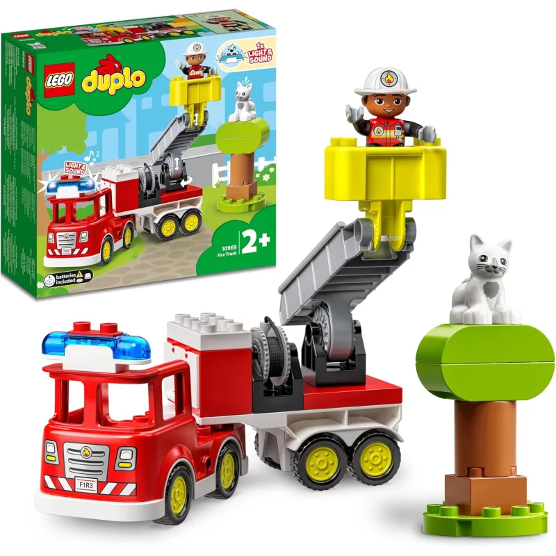 Image : LEGO DUPLO 10969 Le camion de pompiers