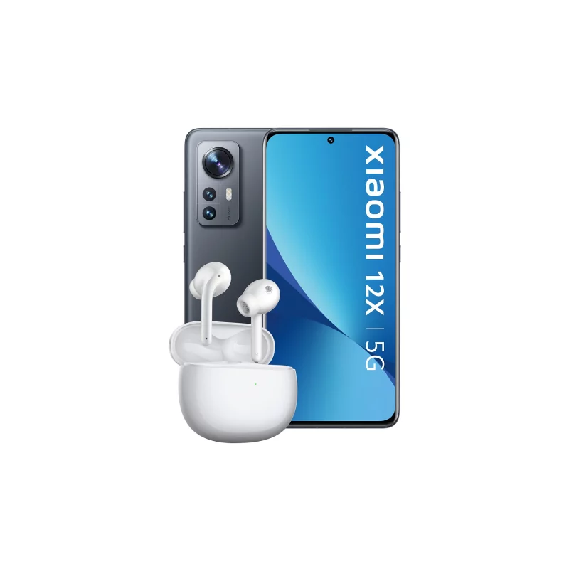 Image : Pack XIAOMI 12X Gris 5G + MI Buds 3