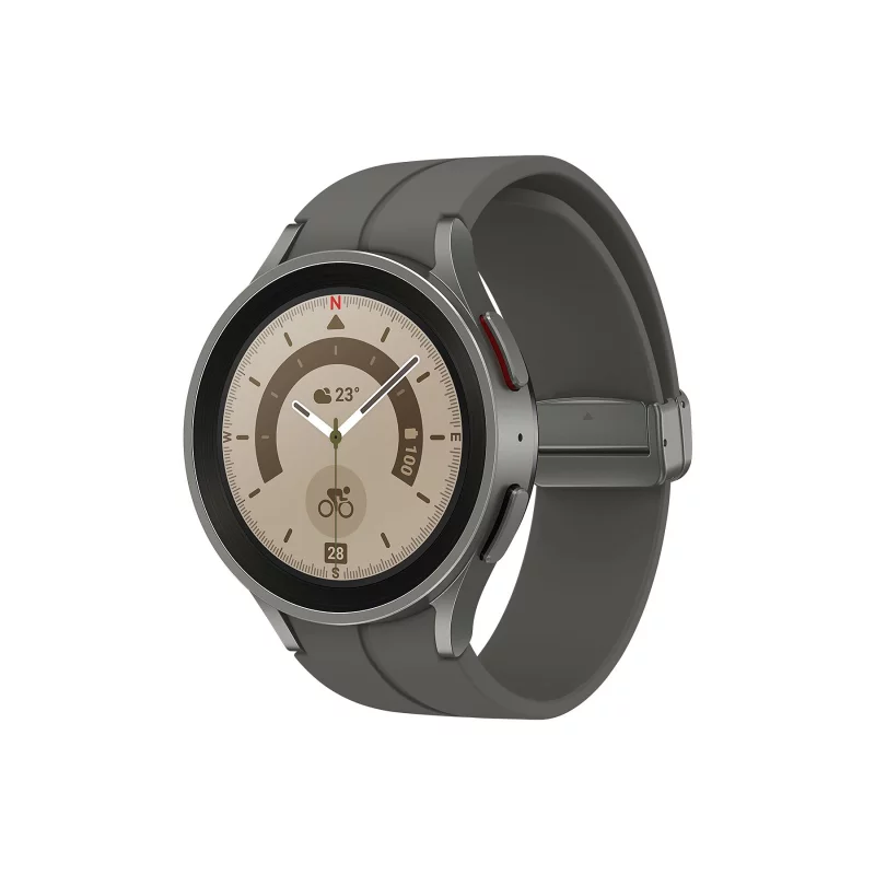 Image : Montre connectee SAMSUNG Galaxy Watch5 Pro Titanium 45mm