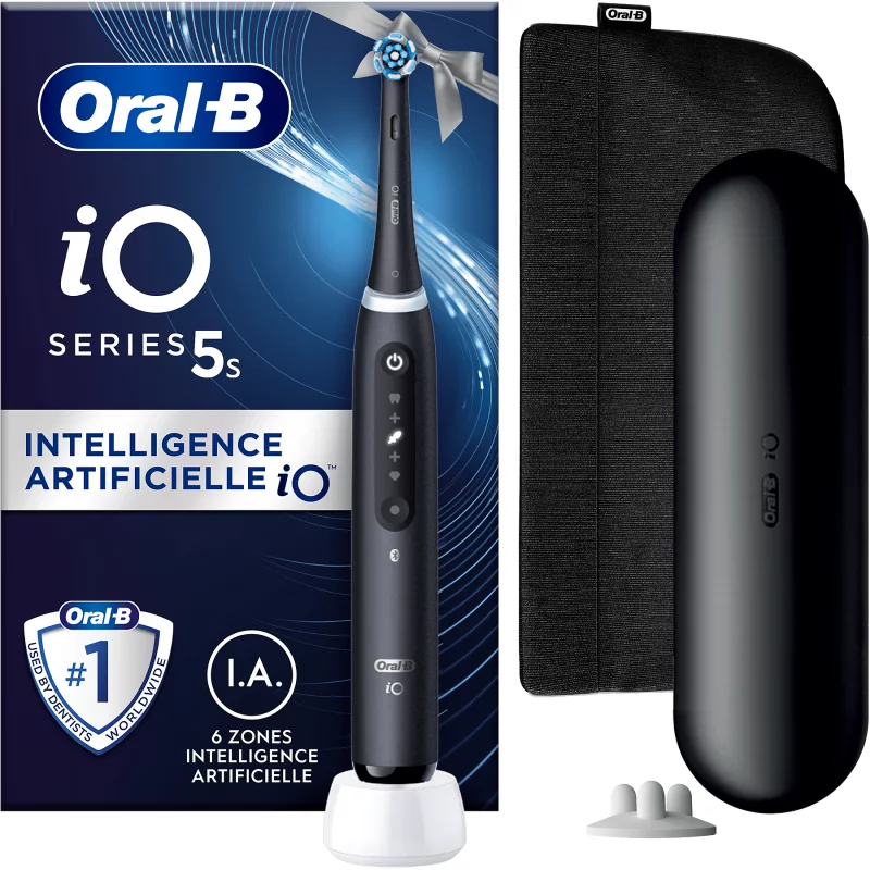 Image : Brosse a dents electrique ORAL-B IO 5 Black edition cadeau