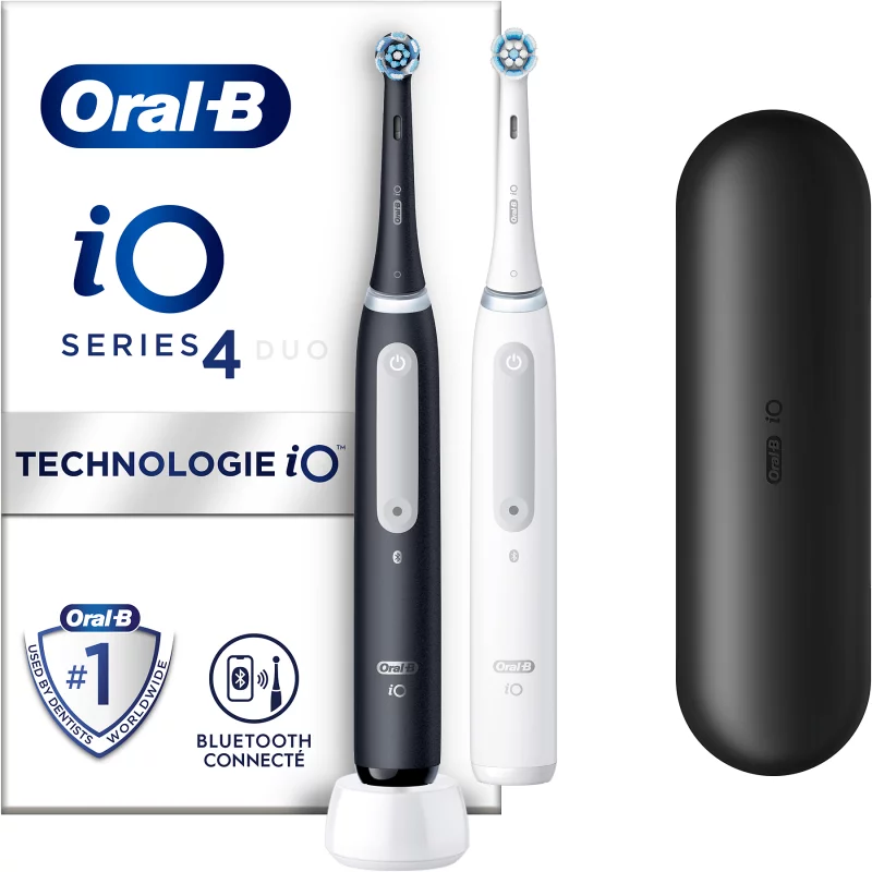 Image : Brosse a dents electrique ORAL-B IO4 Duo Matt Black