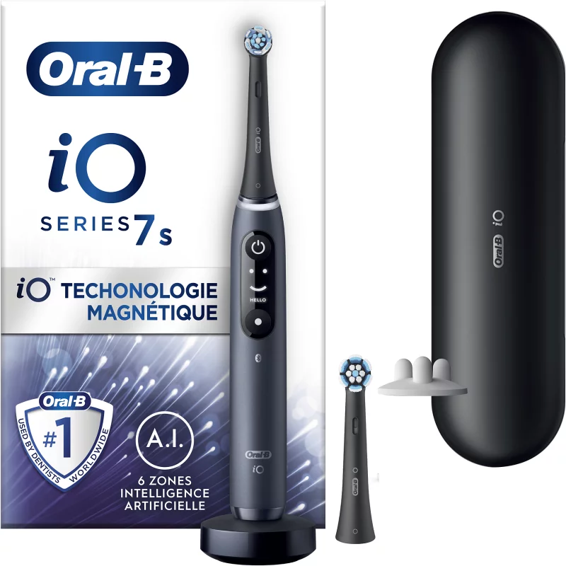 Image : Brosse a dents electrique ORAL-B IO7s Series Black Onyx