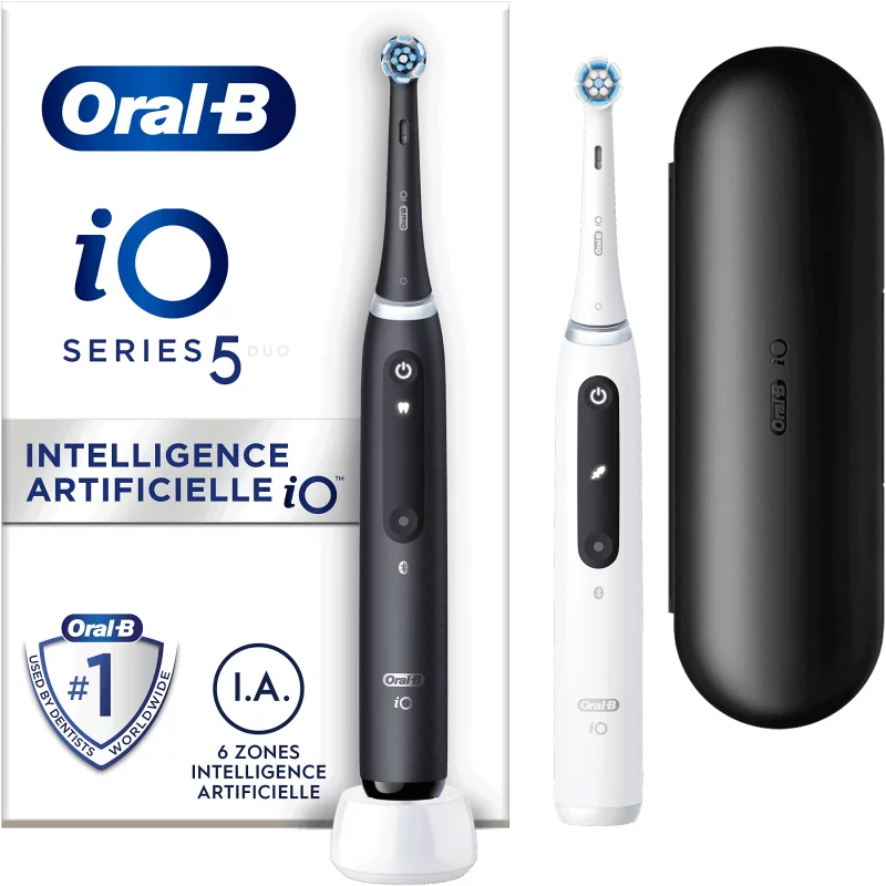 Image : Brosse a dents electrique ORAL-B IO5 duo matt black