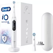 Brosse a dents electrique ORAL-B IO8s serie s white alabaster