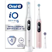 Brosse a dents electrique ORAL-B IO6 serie s duo pack white