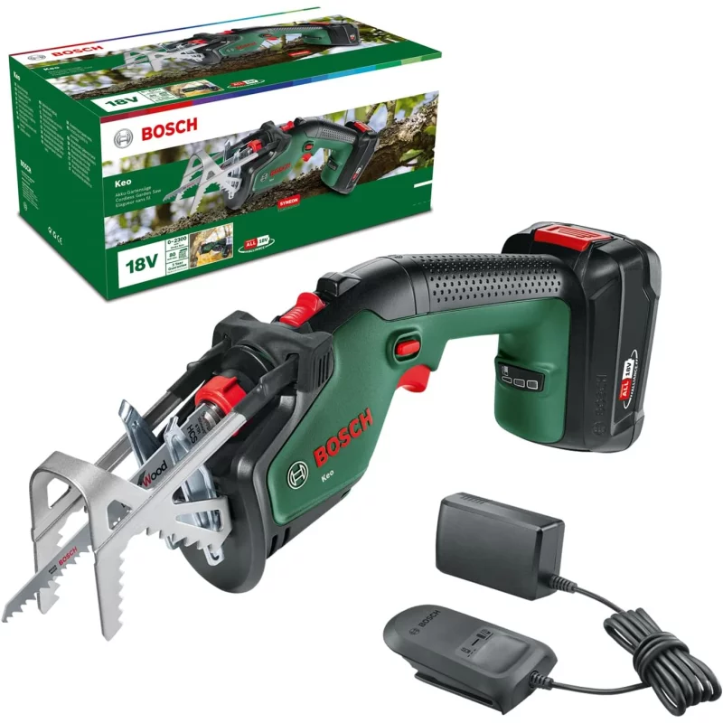Image : Elagueur sans fil BOSCH Keo 18V + 1 batt. 2Ah - 0600861A00