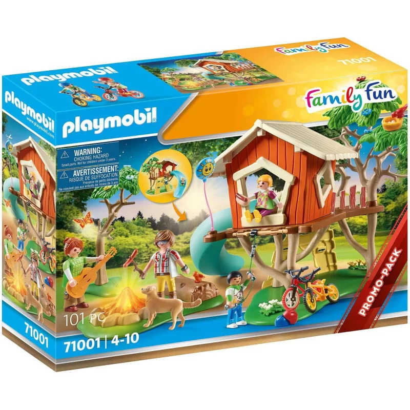 Image : Playmobil 71001 Cabane dans les arbres et toboggan