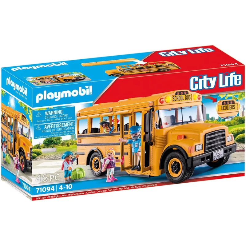 Image : Playmobil 71094 Bus scolaire