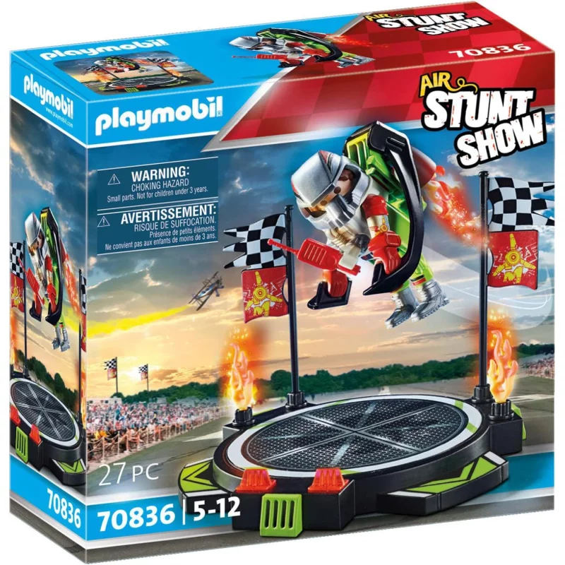 Image : Playmobil 70836 Air Stuntshow Pilote fusee
