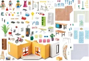 Image : Playmobil City Life 70986 Etage supplementaire amenage pour Maison Moderne