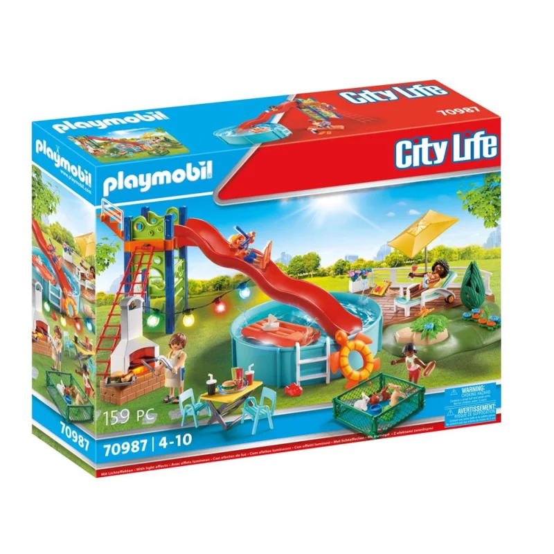 Image : Playmobil 70987 City Life Espace detente piscine