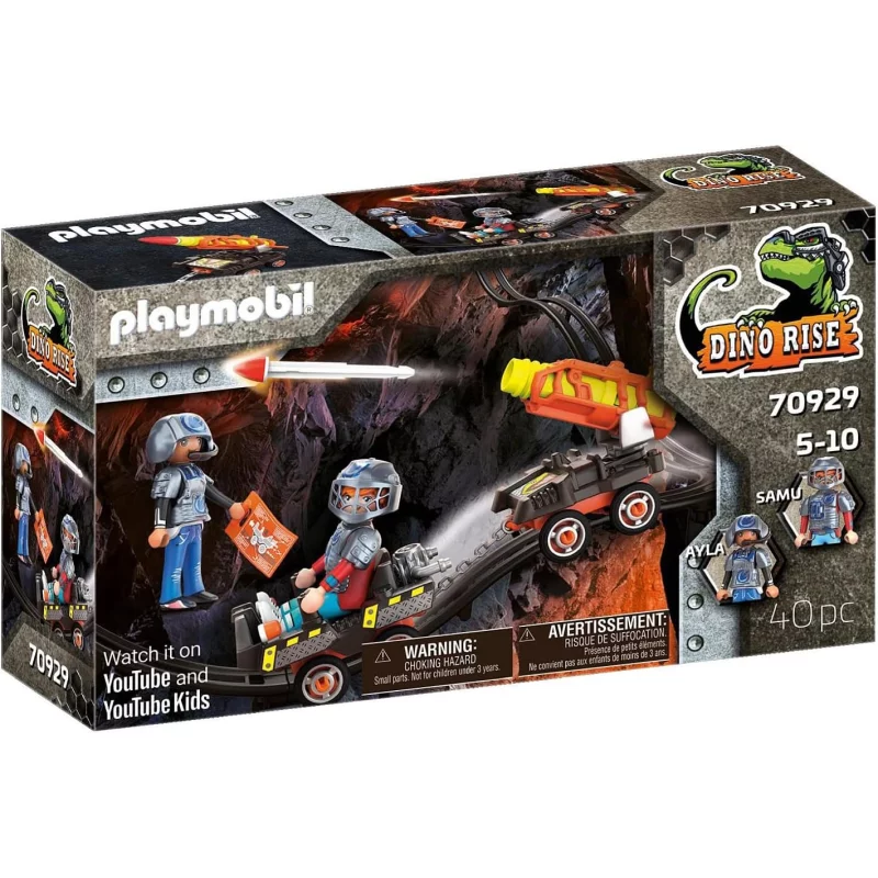 Image : Playmobil 70929 Dino Mine Vehicule de tir 70929