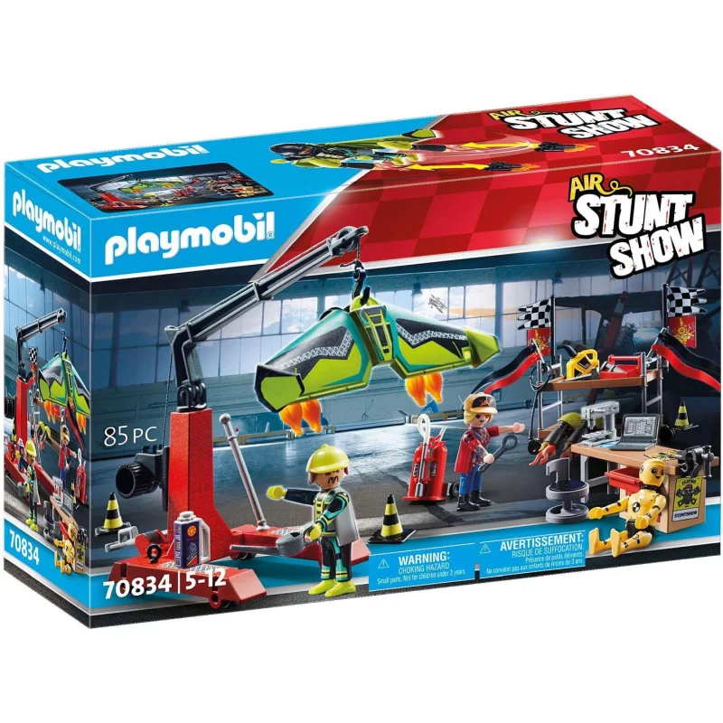 Image : Playmobil 70834 Air Stuntshow Atelier de reparation