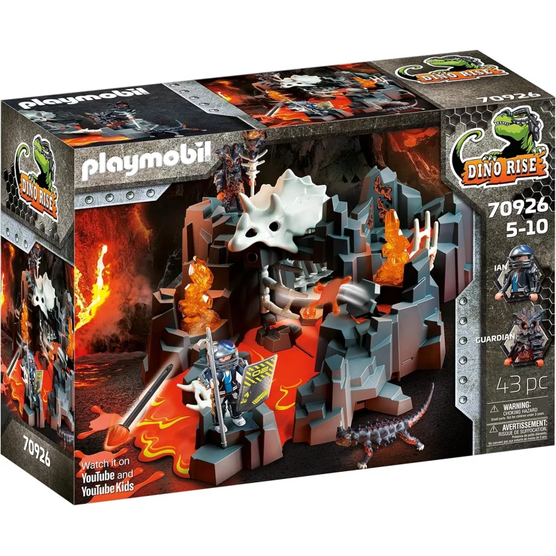 Image : Playmobil 70926 Dino Rise Gardien de la Mine de Lave