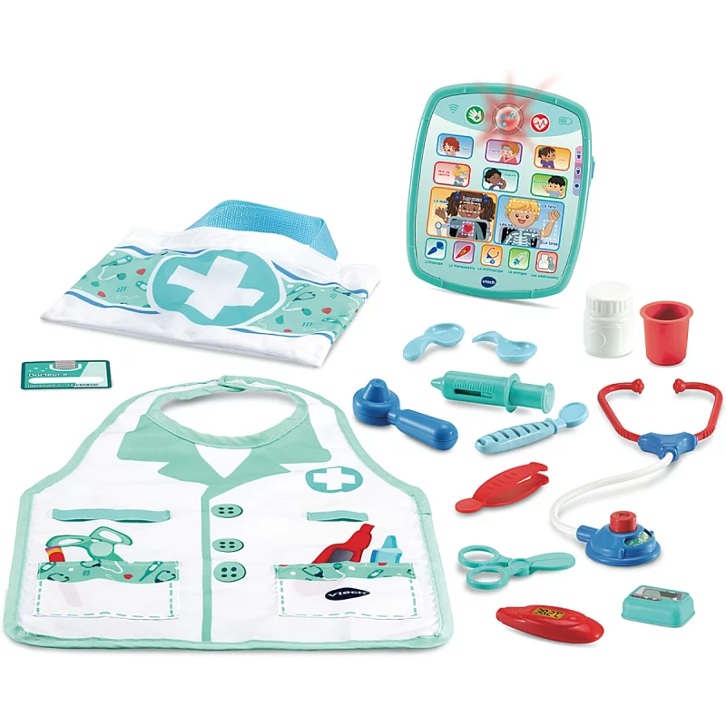 Image : VTech Kit Apprenti Docteur electronique 1, 2, 3 Imite Moi