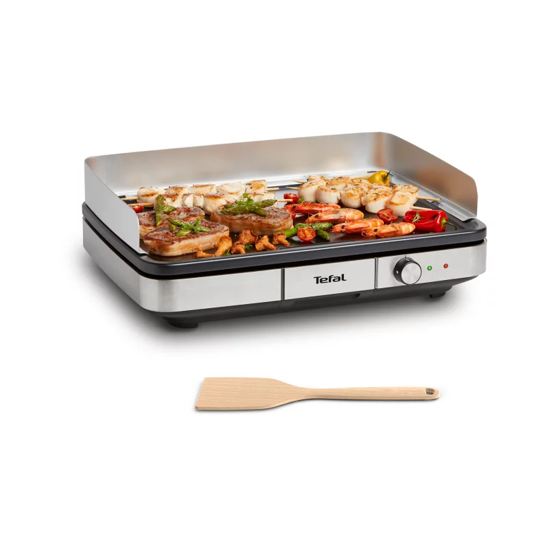 Image : Plancha electrique TEFAL CB690D12 Maxi XXL inox