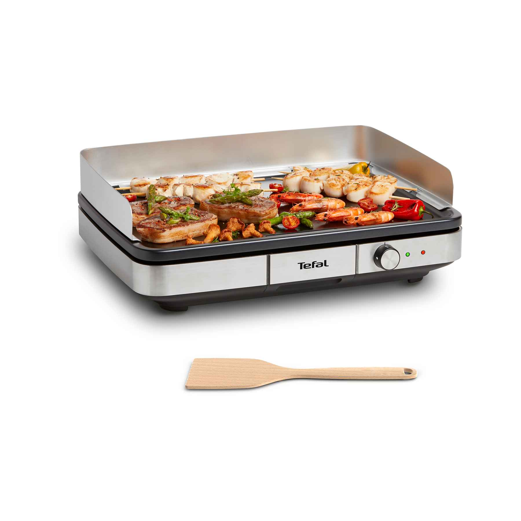 Image : Plancha electrique TEFAL CB690D12 Maxi XXL inox