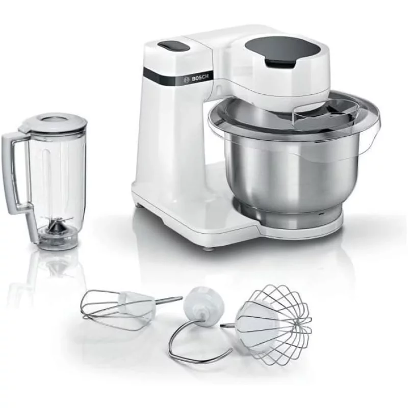 Image : Robot BOSCH Kitchen machine Serie 2 blanc MUMS2EW11
