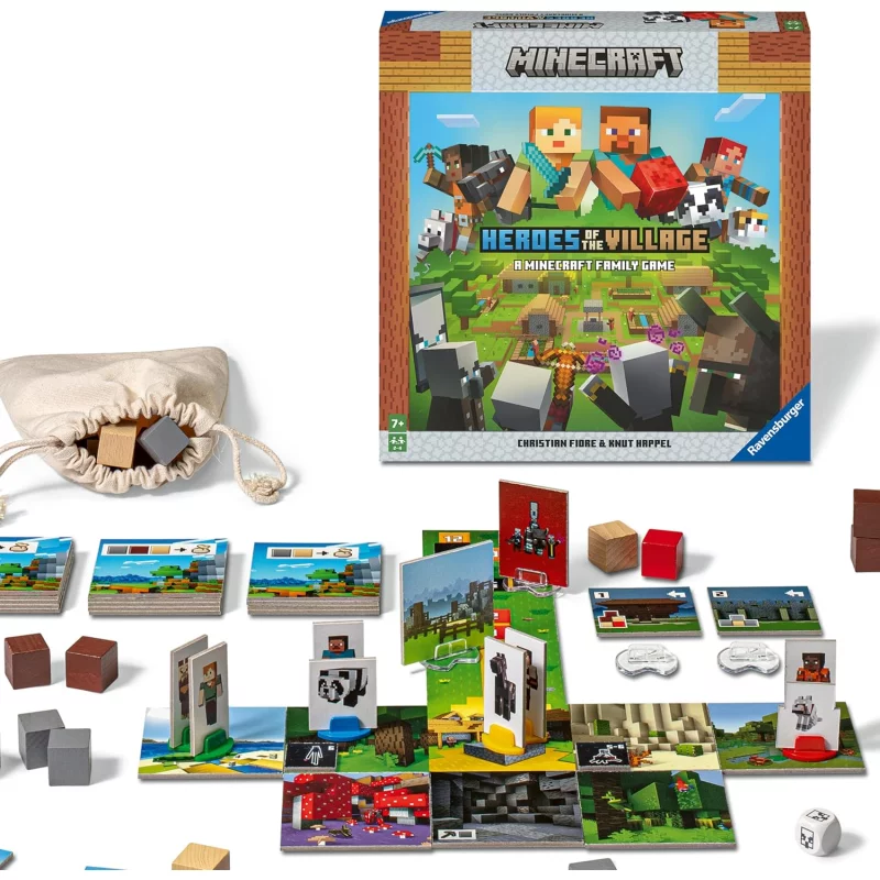 Image : Jeu Ravensburger Minecraft Junior Save the village