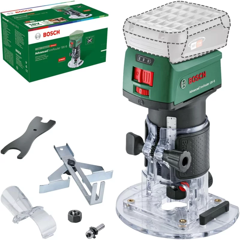Image : Bosch Affleureuse sans fil - AdvancedTrimRouter 18V-8 06039D5000