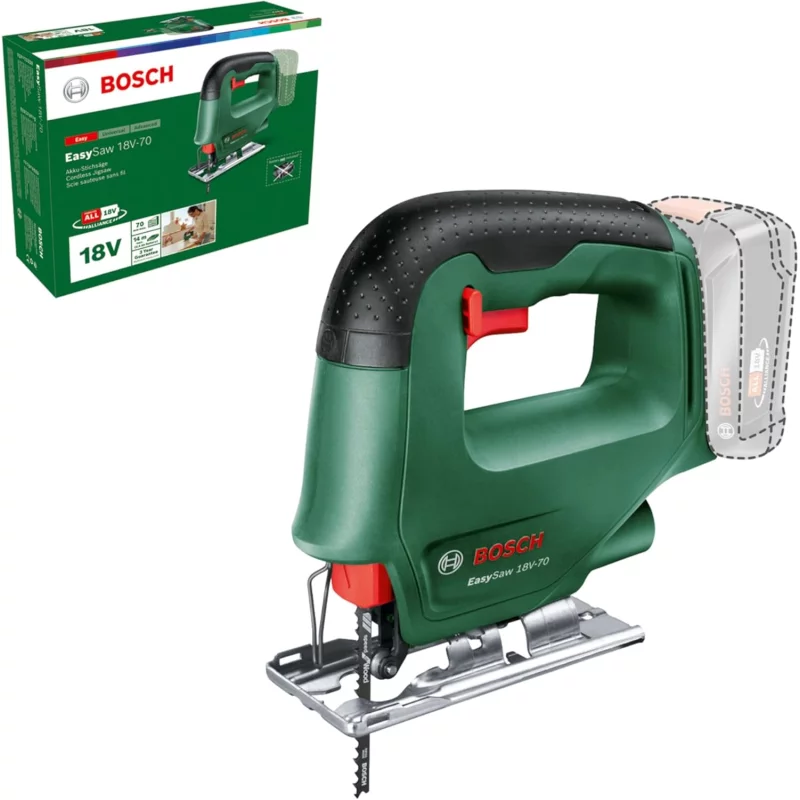 Image : Scie sauteuse sans fil Bosch - EasySaw 18V-70 0603012000
