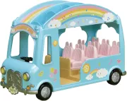 Playset Sylvanian Families Le bus arc-en-ciel des bebes 5317